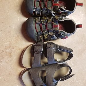Toddler boy sandals size 7-8